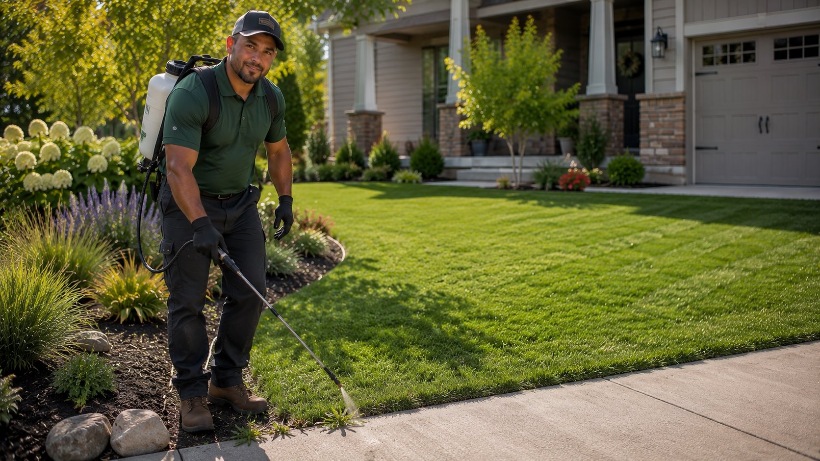 Professional weed control service
